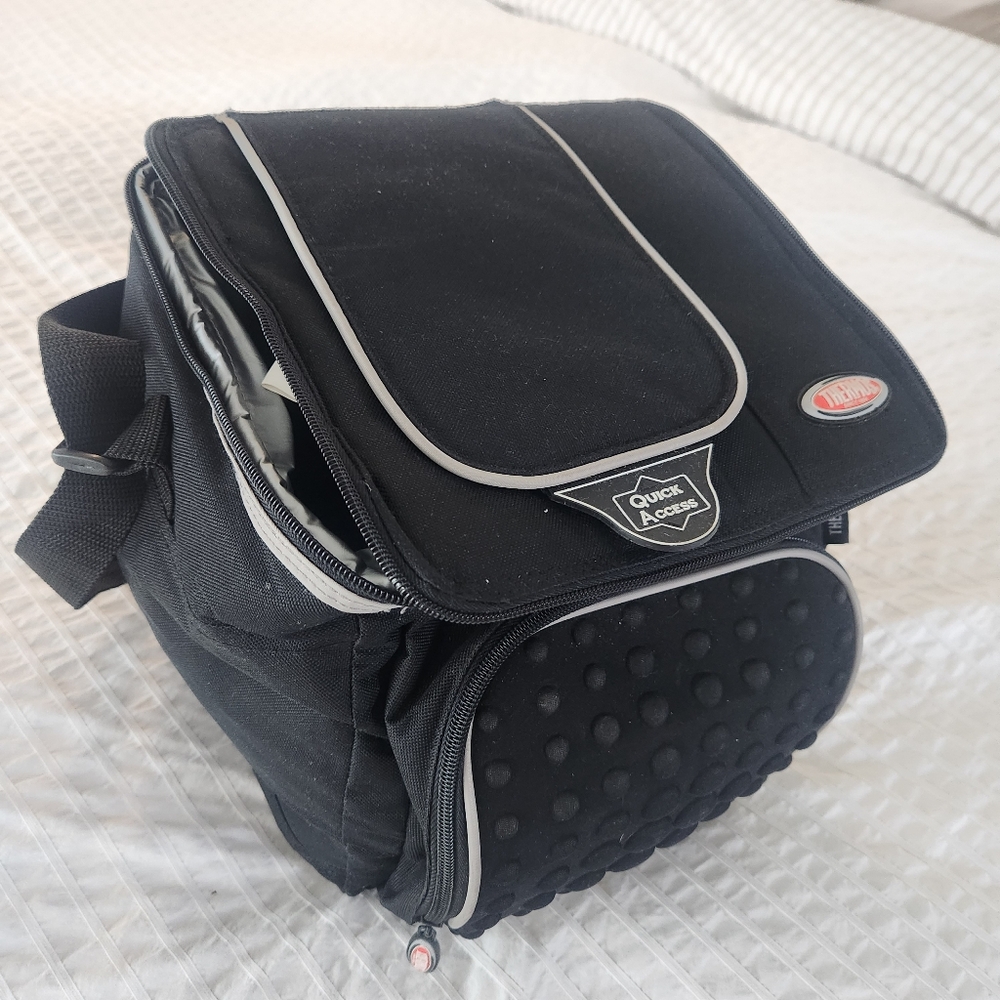 Thermos | Black Travel Cooler Lunch Bag Insulated